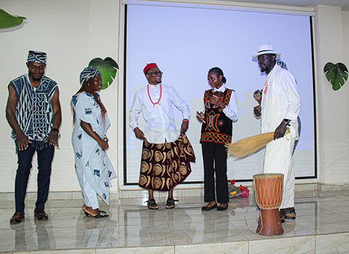 Fashion show in traditional attire